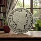 1906-D Barber Half Dollar 50C | VG | 90% Silver / Antique / Rare Free Shipping!