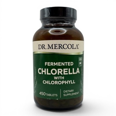Dr Mercola Fermented Chlorella with Chlorophyll 450 Tabs EXP 9/2027