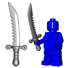 Custom Breaker Sword Weapon for Minifigures -Pick your Color NEW