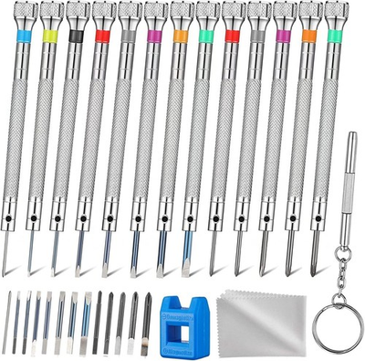 #ad 13PCS Professional Watch Screwdriver Set AOMISIV Micro Precision Glasses Repai0 $19.55