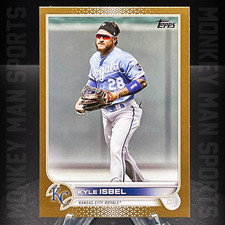 2022 Topps Update - Kyle Isbel #/2022 - #US151 GOLD BORDER ROYALS MINT