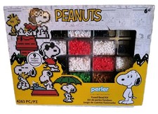 Perler Peanuts SNOOPY Fused Bead Deluxe Kit 4263 Pieces 9 Projects Age 6 NEW 