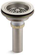KOHLER 8801-SN Duostrainer Brass Basket Strainer Polished Nickel