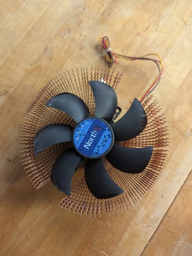 North Q CPU Kühler Lüfter, wie Zalman CNPS 7000B-CU, Retro-PC
