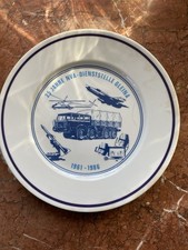 DDR 25 Jahre NVA Dienststelle Gleina 1961-1986 Teller 