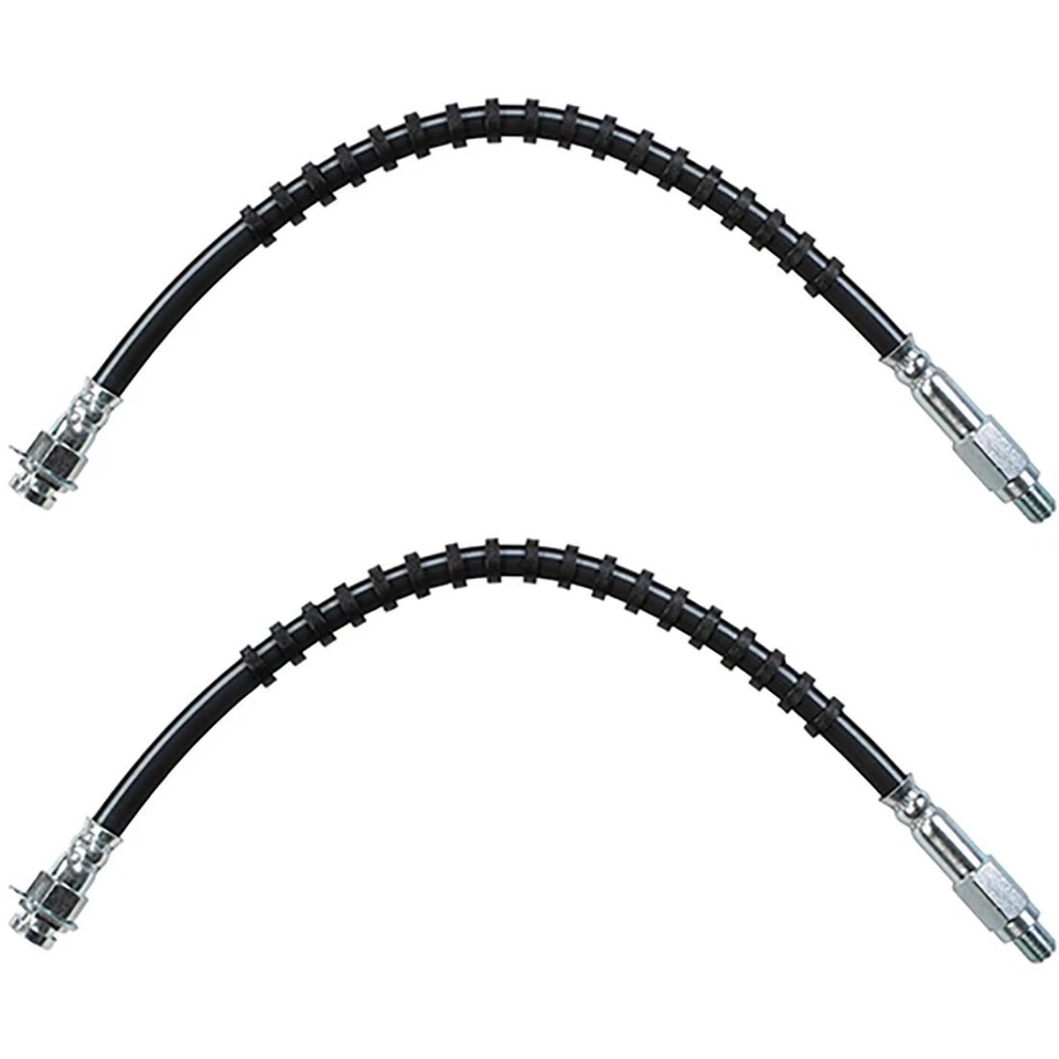 Sunsong Front Brake Line Brake Hose 2x for 1974 till 1978 Ford Mustang II - Image 2 of 3