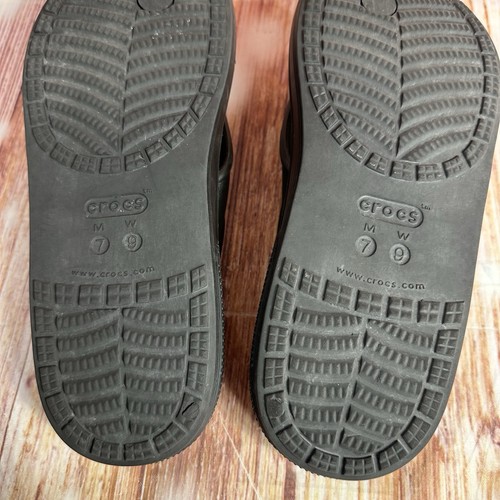 Sandali infradito neri Crocs CLASSIC II donna taglia 9 scarpe uomo taglia 7 - Foto 9 di 9