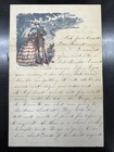 CIVIL WAR LETTER 1862 ON PATRIOTIC STATIONERY