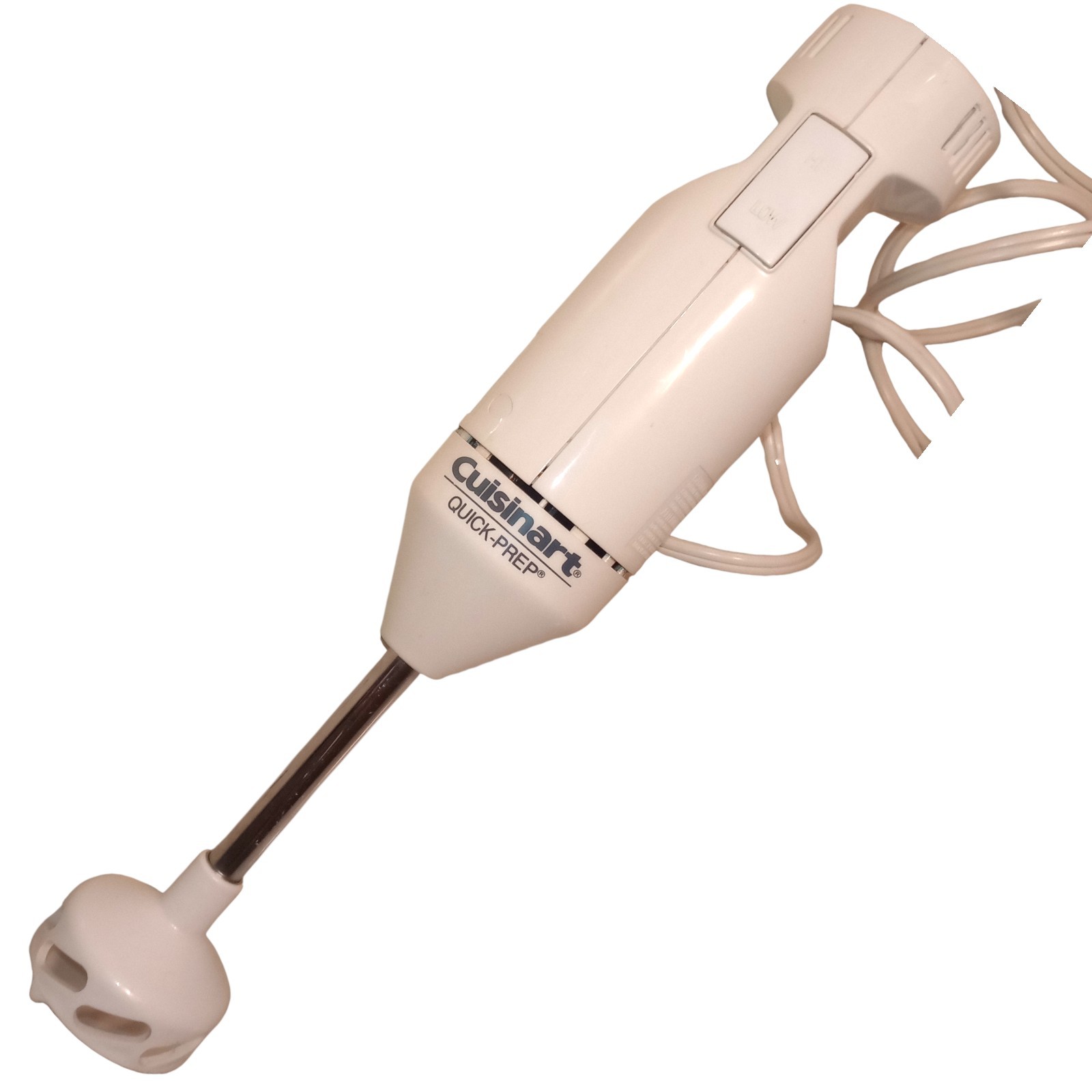 NEW Quisinart&reg; Quick-Prep&reg; Stainless Steel Hand Blender - White Frosted Pearl.