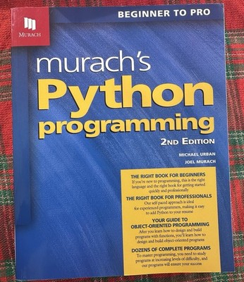 Murach's Python Programming (2nd Edition) by Joel Murach and Michael Urban