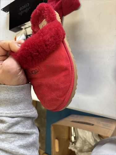 UGG Slip On Slippers Women’s Size 7 Red - 第 8/10 張圖片