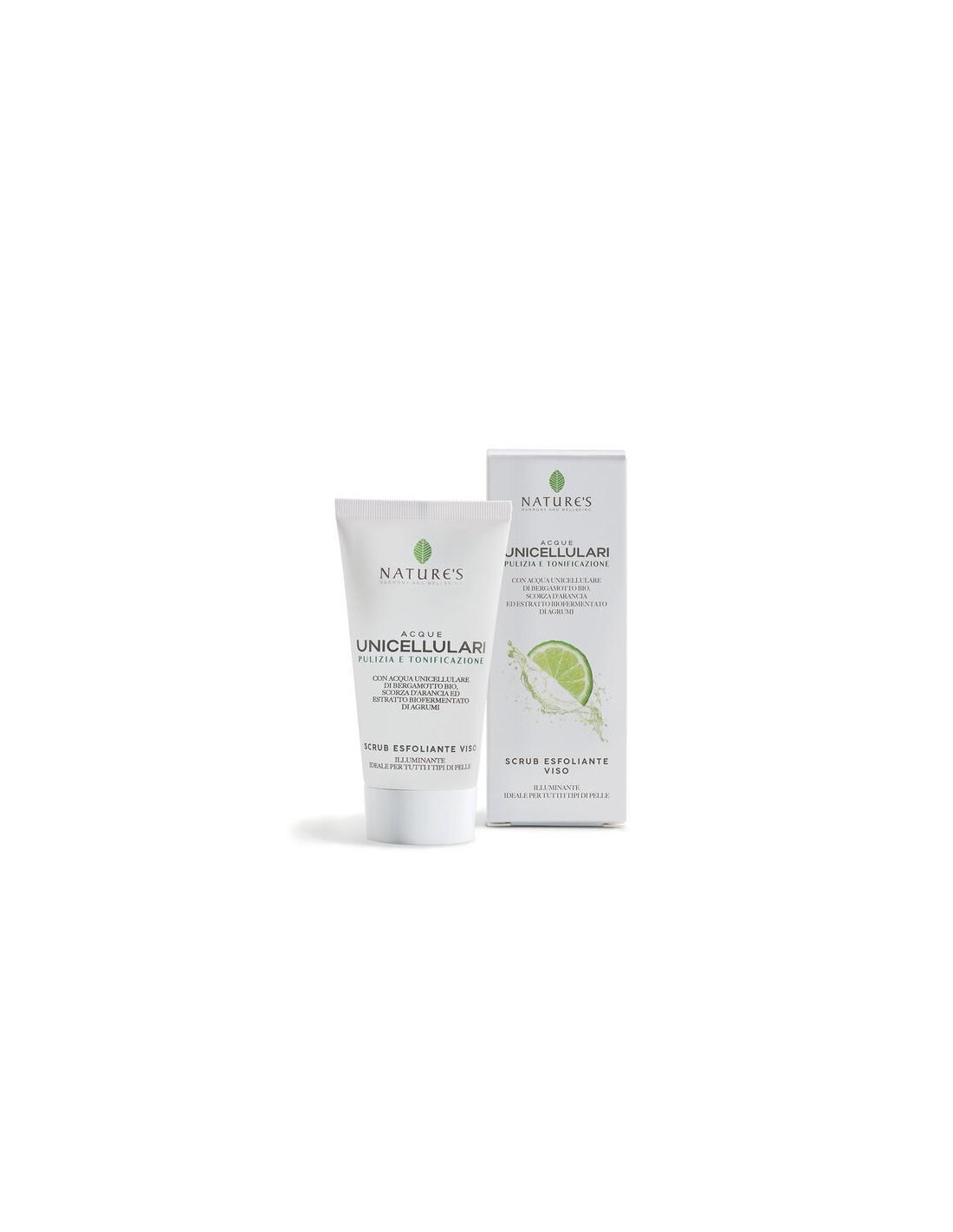 NATURE S Acque Unicellulari Pulizia E Tonificazione - Scrub Esfoliante Viso 50 ml - Immagine 2