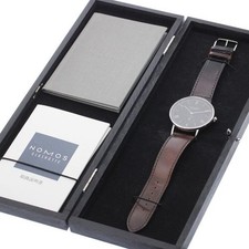 Nomos Radewig LD1E2B2 40mm SS Black Dial Automatic Small Seconds Watch #C7553