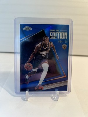 2025-26 Topps Chrome Update Khaman Maluach New Edition Blue Refractor /150 #160