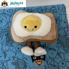 Jellycat Amuseables Egglantine Egg on Toast Plush-BNWT+Bag,Cute Christmas Gift