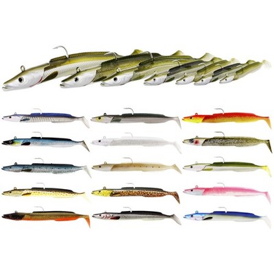 Westin Sandy Andy Jig 10cm/12g - 28cm/300g Sandaal Norwegen Heilbutt Gummifisch