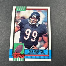 Dan Hampton 1990 Topps #377 Chicago Bears FOOTBALL