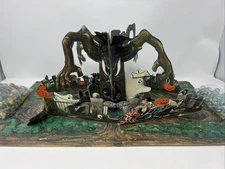 Vintage Hallmark Halloween Pop-Up 3D Haunted Graveyard Card Japan C.L. Falight