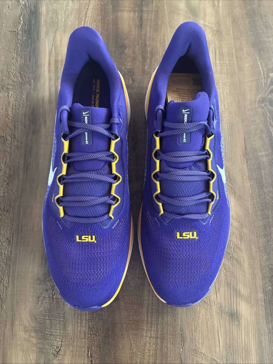 Nike Air Zoom Pegasus 41 LSU Tigers Men Size 15 Running Shoes