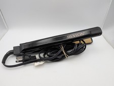 Revlon 1 RVST2046 Gold Black Ceramic Tourmaline Flat Iron Straightener