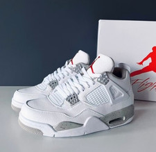 Jordan 4 Retro "White Oreo " Men's Basketball Shoes Mid Top