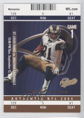 2004 Fleer Authentix Mezzanine Bronze 50/50 Torry Holt #33 0k0