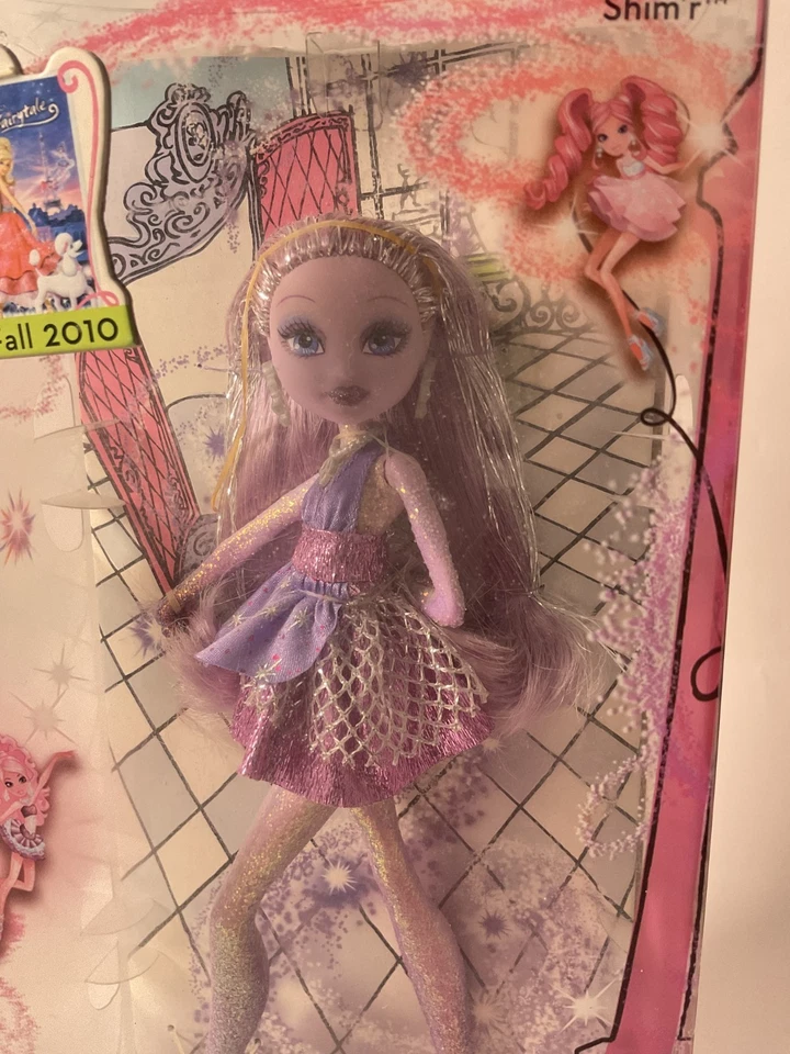 Muñeca Barbie A Fashion Fairytale Fairy Shim’r 2009 Mattel nueva en caja Foto 3 de 3