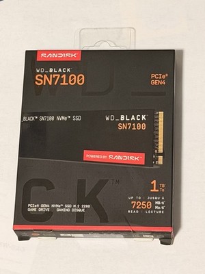 SanDisk WD_BLACK SN7100 1TB NVMe SSD M.2 2280 PCIe Gen4 Up to 7250MB/s