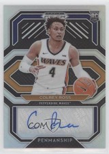 2021-22 Panini Prizm Draft Picks College Penmanship Silver Colbey Ross Auto 0t3l