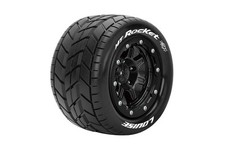 Louise Mt-rocket Traxxas Maxx Belted Tires Bead-lock 2.8 Rims 12 Offset 17mm