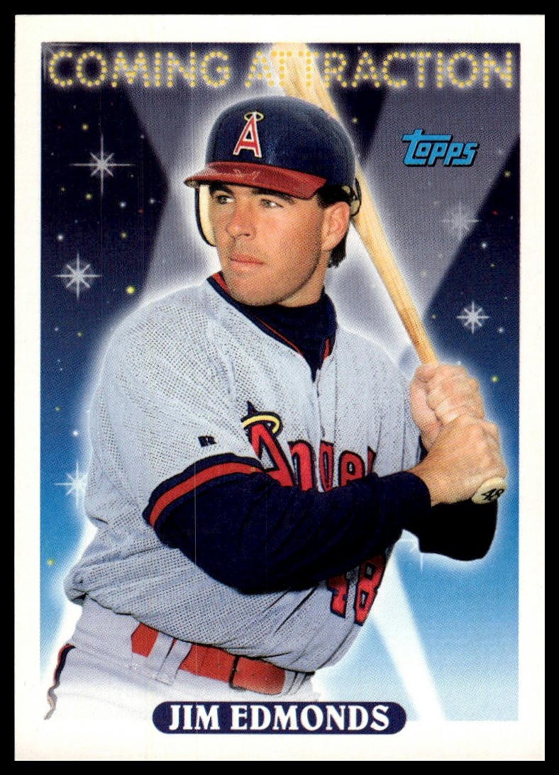1993 Topps #799 Jim Edmonds Angels RC
