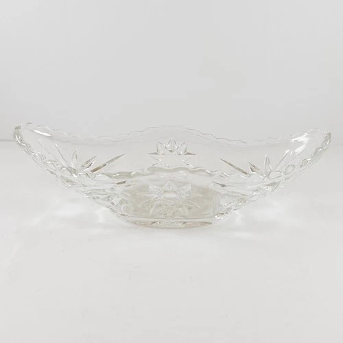 Vintage Anchor Hocking Early American Prescut Star of David Banana Split Dish