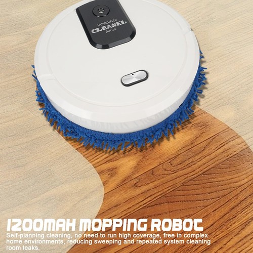 Smart Robot Vacuum Mop Rechargeable Automatic Floor Sweeping Cleaner Household - Picture 7 of 14
