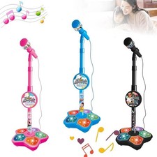 Kids Microphone Stand Toy, Portable Children's Karaoke Electronic, Durable Party