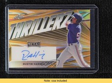 2022 Leaf Metal Pre-Production Proof Gold Prismatic 1/1 Dustin Harris Auto nd3