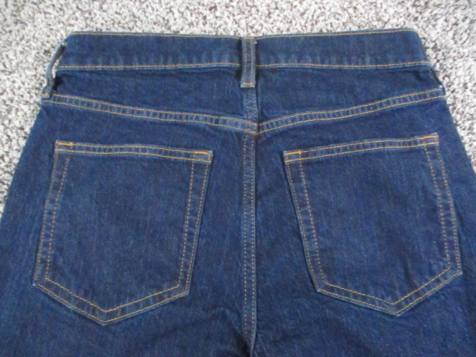 Womens 6p Blue Vintage Flare High Rise Petite Denim Stretch 