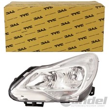 TYC HAUPTSCHEINWERFER H7/H1 LINKS passend für OPEL CORSA D KASTEN 1.0 - 1.6 CDTI