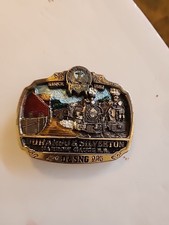 Vintage 1983 Durango and Silverton Narrow Gauge RR Belt buckle