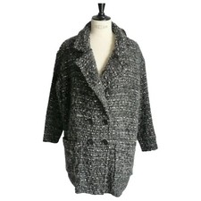 ISABEL MARANT ETOILE Veste tweed ¾ grise superbe TO