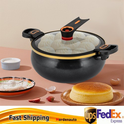 #ad Micro Pressure Cooker Non Stick Pot 8L Multi Function Micro Pressure Cooking $39.72