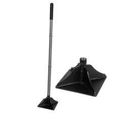  Steel Tamper with 48 inch Handle 8"x8" Garden Rubber Grip for 8"×8"