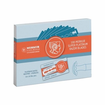 100 Merkur Super Platinum double edge razor Shaving blades For DOVO Safety Razor