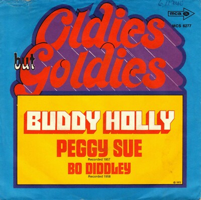 7'' Buddy Holly   Peggy Sue / Bo Diddley / MCS 6277 / ObG  / Germany