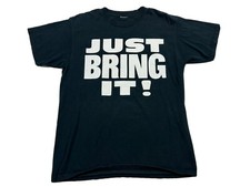 Vintage 2000 The Rock WWF "Just Bring It " T Shirt Size M Or L T 