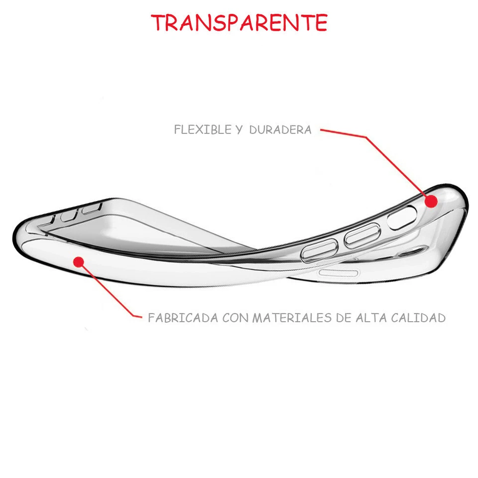 Funda Silicona para XIAOMI MI MIX 2s Protector Transparente TPU a3618 - Imagen 3 de 4