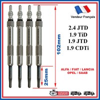 VorglüHkerze Partsline FüR Lancia Kappa Thesis 2.4 JTD Lybra Musa 1.9 Multijet