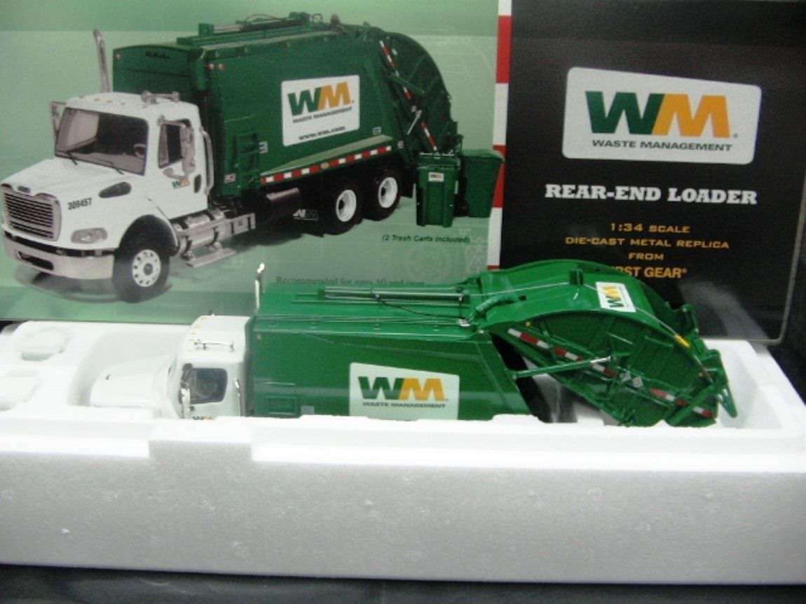 WOW EXTREMELY RARE Mack M2-106 Freightliner Garbage Rear Loader