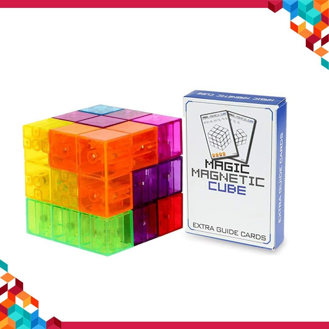  3D Magnetic Building Blocks Magic Magnetic Cubes, Set