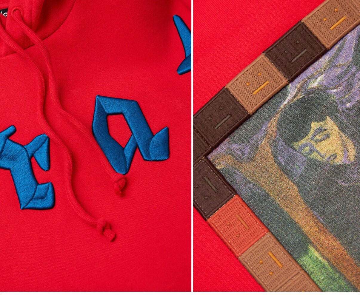 Acne Studios Embroidered Hoodie Sweatshirt