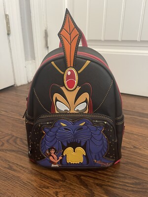 Disney Loungefly Villain Jafar With Aladdin Scene Mini Backpack